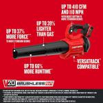 CRAFTSMAN Leaf Blower Cordless with Battery and Charger V20 RP, Up to 110 MPH Power, Handheld Electric Leaf Blower, Brushless Motor, Lightweight, 5.0Ah (CMCBL730P1)