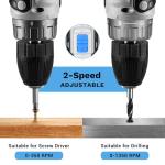 Power Drill Cordless: DEKO PRO Cordless Drill 20V Electric Power Drill Set Tool for Women Drills with Battery and Charger 20 Volt Drills Driver Kit Blue