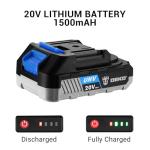 Power Drill Cordless: DEKO PRO Cordless Drill 20V Electric Power Drill Set Tool for Women Drills with Battery and Charger 20 Volt Drills Driver Kit Blue