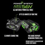 EGO Power+ Electric Lawn Mower, Cordless Push, Includes 56V 4.0Ah Battery and Charger - LM2112