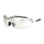 PASTL ANSI Z87+ U6 Protective Safety Glasses Tinted Clear Lens Light Wrap Around Black