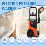 Pressure Washer, Power Washer with Foam Cannon, 4500PSIIMAX, High Pressure Cleaning Machine with Quick Connect Nozzles and 25FT Pressure Hose for Car Patio Driveway Home Outdoor