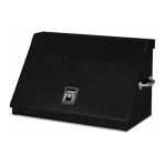 Montezuma – ME300B – 30-Inch Portable TRIANGLE Toolbox – Multi-Tier Design – 16-Gauge Construction – SAE and Metric Tool Chest – Weather-Resistant Toolbox – Lock and Latching System, Black, 30" Wide x 15" Deep