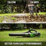 Greenworks 80V (730 CFM / 170 MPH) Cordless Brushless Axial Leaf Blower, Everyday Yard Cleanup for Driveways & Patios, Lightweight, Battery and Charger not included