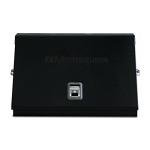 Montezuma – ME300B – 30-Inch Portable TRIANGLE Toolbox – Multi-Tier Design – 16-Gauge Construction – SAE and Metric Tool Chest – Weather-Resistant Toolbox – Lock and Latching System, Black, 30" Wide x 15" Deep