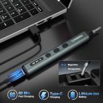 STREBITO Mini Electric Screwdriver, 67 in 1 Electric Screwdriver Kit - 50 S2 Preicison Bits, 5 Torque Settings, Organized Storage, Mini Power Screwdriver Rechargeable Tool Kit for PC Electronics