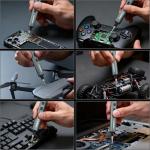 STREBITO Mini Electric Screwdriver, 67 in 1 Electric Screwdriver Kit - 50 S2 Preicison Bits, 5 Torque Settings, Organized Storage, Mini Power Screwdriver Rechargeable Tool Kit for PC Electronics