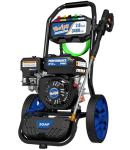 TOOLCY 3400 PSI Gas Pressure Washer, 2.8 GPM Gas Powered Power Washer with Soap Tank, Reinforced Pump & 212cc OHV Engine, 35 FT Pressure Hose, Quick Connect Swivel Pressure Gun, 5 Nozzles for Homes