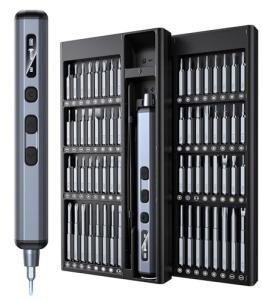 AXTH 76in1 Mini Electric Screwdriver, [Bearing Steel] Magnetic Power Precision Screw driver Set, Rechargeable Tiny Cordless Repair Tool Kit, for Eyeglass, Watch, Computer, Ring Doorbell, PS5, More