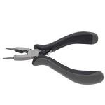The Beadsmith 4-in-1 Multifunctional Pliers - All-Purpose Jewelry Making Tool w/Cushion Grip, 5”, Create Loops, Cut and Flatten Wire, Close Jump Rings