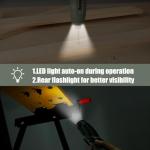 KREBS Power Electric Screwdriver, 4V Max 5Nm Cordless Screwdriver Rechargeable Set with 39pcs bits Accessories Kit, with LED Light Adjustable 2 Position Handles