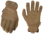 Mechanix Wear: FastFit Tactical Gloves with Elastic Cuff for Secure Fit, Work Gloves with Flexible Grip for Multi-Purpose Use, Durable Touchscreen Capable Safety Gloves for Men (Brown, Large)
