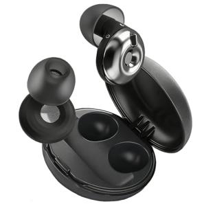 JWLTAPE 3-Mode Adjustable Ear Plugs for Sleeping, Up to 32dB Noise Reduction & Side Sleeper Design, High Fidelity Concert Earplugs for Focus, Travel, Snoring Blocking