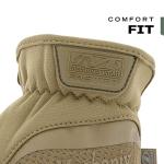 Mechanix Wear: FastFit Tactical Gloves with Elastic Cuff for Secure Fit, Work Gloves with Flexible Grip for Multi-Purpose Use, Durable Touchscreen Capable Safety Gloves for Men (Brown, Large)