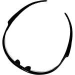 KLEENGUARD Indoor/Outdoor Safety Glasses, Scratch-Resistant, Wraparound, 1 pair