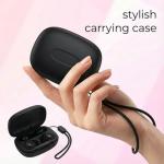 RHYMIRTH Noise Cancelling Earplugs for Sleep, Swimming, Travel, Concerts, Focus and Work, 50dB Noise Reduction Washable Silicone Ear Plugs with Filter Tech, 5 Pairs of Ear Tips & Carrying Case(Black)