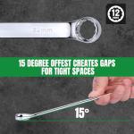 SK Combination Wrench Set, SAE 1/4" to 1-1/4", Metric 6 to 32mm, 42-Piece, SuperKrome Finish, Premium CR-V Construction, with Rolling Pouch