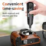 BAIQI Mini Electric Screwdriver Set,3.7V 800 MAH USB-C Rechargeable Cordless Rotary Tool With 20 pcs Bits Set For Install or Repair