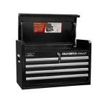 Olympia Tools 26-Inch Portable Metal Tool Chest with Drawers - Tool Cabinet with Ball Bearing Slides and Locking Storage for Garage Toolbox Organization