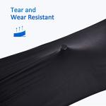 Schneider Nitrile Exam Gloves, Black, Large, 100-ct Box, 4-mil, Latex-Free, Powder-Free, Food-Safe (NBFK7103)