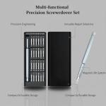 25 in 1 Precision Electric Screwdriver Set with 24 Magnetic Bits, Cordless & Rechargeable Mini Driver for Electronics Repair, Phone, Laptop, Glasses, PC Building