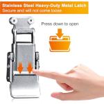 3 Drawer Tool Box Heavy Duty Metal with Lock, Portable Tool Chest Organizer for Workshop, Garage, DIY Office Storage