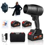 Leaf Blower Cordless, Powerful Handheld Electric Blower with 2×21V Batteries, Lightweight Leaf Blower for Lawn Care, Patio, Leaves, Snow & Dust Removal (Leaf Blower Cordless)