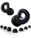 Ear Plugs for Sleeping 55dB Noise Cancelling Ear Plug with 8 Tips, 0.1Oz UltraComfy Ear Plugs for Noise Reduction for Concerts, Side Sleeper, Focus, Snoring, Silicone Reusable Earplug with Case