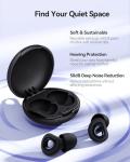 Ear Plugs for Sleeping 55dB Noise Cancelling Ear Plug with 8 Tips, 0.1Oz UltraComfy Ear Plugs for Noise Reduction for Concerts, Side Sleeper, Focus, Snoring, Silicone Reusable Earplug with Case