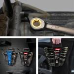 DISEN 26 Piece Ratcheting Wrenches Set 90 Teeth, Combination Wrenches Set Metric 6MM-19MM and SAE 1/4 Inch-13/16 Inch, Cr-V Steel, Ratchet Set Nickel Plating with Organizer Visit the Store