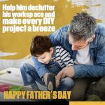 Spampur Power Tool Organizer Wall Mount with Charging Station, Tool Battery Holder with 4 Outlet Power Strip15 Min Assembly & Maximum 100lb Load by Heavy Duty Metal, 4 Slots for Cordless Drill