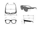MAGID Y50 Safety Glasses, ANSI Z87.1, Anti-Fog UV Protection, 2 Pack Combo Lens 1 Clear 1 Gray, Side Shields, Black Frame, 2 Pairs
