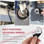 CNGGV 6" Adjustable Wrench Fits for Automotive Plumbing and Home Improvement