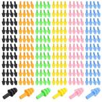 120 Pairs Silicone Ear Plugs, Earplugs for Noise Cancelling, Reusable Colored Ear Plugs Hearing Protection Earplugs Noise Reduction for Sleeping Study Swimming Construction (6 Colors)