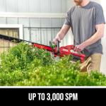 SKIL 40V Brushless 24 in. Hedge Trimmer Kit Including 2.0Ah Battery and 60W Charger-HT2400C-11