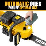 Pyrcruax 40V(20V*2) 16" Brushless Chainsaw Cordless, Electric Chainsaw Fully Compatible with DeWalt 20V MAX, Auto-Oiling, Tool-Free Tensioning, Safety Chain Brake, Batteries and Charger Not Included