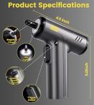 AutoShark Electric Screwdriver Cordless Rechargeable 3.6V, 0.15-5N·m Precision Torque Control, 30pcs S2 Alloy Bits, 2000mAh Power Screwdriver Repair Tool Kit for Electronics, PC, Phone & Laptop