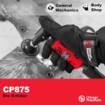 Chicago Pneumatic CP875 - Air Angle Die Grinder Tool, 1/4 Inch (6 mm), 0.3 HP / 220 W, 22500 RPM, Welder, Woodworking, Automotive Detailing, Stainless Steel Polisher, Heavy Duty