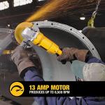 DEWALT Angle Grinder Tool Kit with Bag and Cutting Wheels, 7-Inch, 13-Amp (DW840K), full size