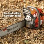 Husqvarna 450S Rancher Gas Chainsaw, 50.2-cc 3.2-HP, 2-Cycle X-Torq Engine, 20 Inch Chainsaw with Automatic Oiler for Tree Pruning, Yard Cleanups and Firewood Cutting