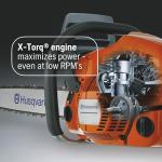 Husqvarna 450S Rancher Gas Chainsaw, 50.2-cc 3.2-HP, 2-Cycle X-Torq Engine, 20 Inch Chainsaw with Automatic Oiler for Tree Pruning, Yard Cleanups and Firewood Cutting