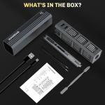 3.7V Precision Electric Screwdriver Set,50 IN 1 Small Power Magnetic Storage Mini Electric Screwdriver Cordless Set USB Charging Repair Tool Kit for Electronics Laptop Phone Camera Glasses Watch