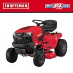Craftsman 36" Gas Riding Lawn Mower with 11.5 HP* Briggs and Stratton Single-Cylinder Engine, Gas Lawn Tractor with 7-Speed Transmission, Red/Black