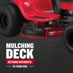 Craftsman 36" Gas Riding Lawn Mower with 11.5 HP* Briggs and Stratton Single-Cylinder Engine, Gas Lawn Tractor with 7-Speed Transmission, Red/Black