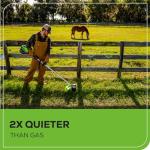 Greenworks 60V 16" Brushless Cordless String Trimmer - 65min Runtime for 2-Mile Fence Lines & Large Properties, 2X Quieter Than Gas, 2.5Ah Battery/Charger Included