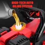 ALSO GO 16" Electric Cordless Chainsaw, 42V Battery Powered Chainsaw, Brushless Chain Saw with 2 x 3.0Ah Batteries Ideal for Wood/Tree Cutting and Pruning