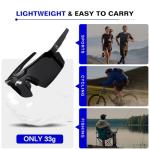 kimorn Polarized Sports Sunglasses for Men, Warp Around Goggles Sun Glasses with UV400 Protection for Driving Fishing (Black/Grey)