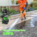 Pressure Washer, 5000PSI Max Power Washer with 500ML Foam Cannon, High Pressure Cleaning Machine with 4 Connect Nozzles for Cars Patio Driveways Home