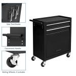 TUFFIOM 8-Drawer Rolling Tool Chest w/Lock, Tool Storage Cabinet w/Wheels, Detachable Top, Drawers & Drawer Liners, Tool Organizer Box for Garage, Warehouse & Repair Shop