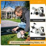 Leaf Blower Cordless with Battery and Charger - 20V Electric Cordless Blower with 3 Speed|100CFM|170MPH, 2.0Ah Lightweight Battery Powered Small Leaf Blower for Lawn Care, Patio, Dust, Blowing Leaves